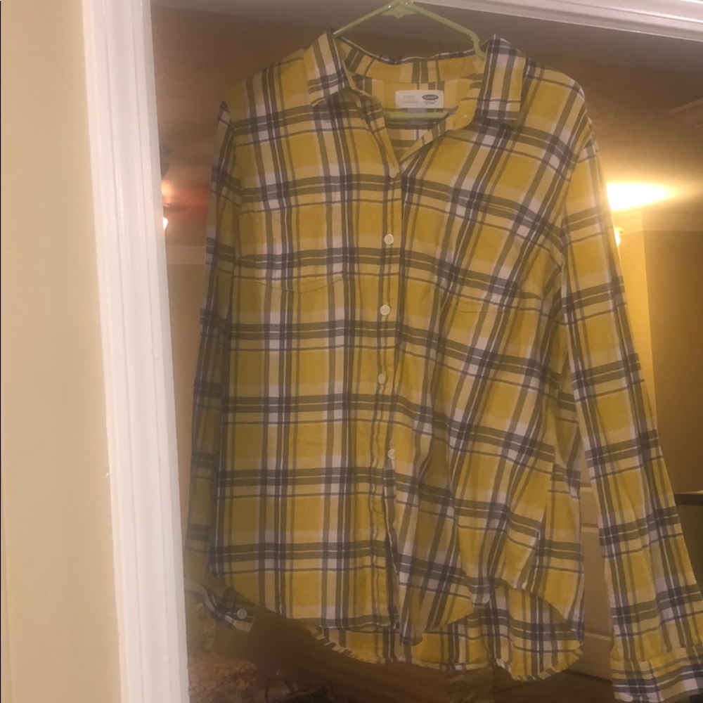 Button down plaid